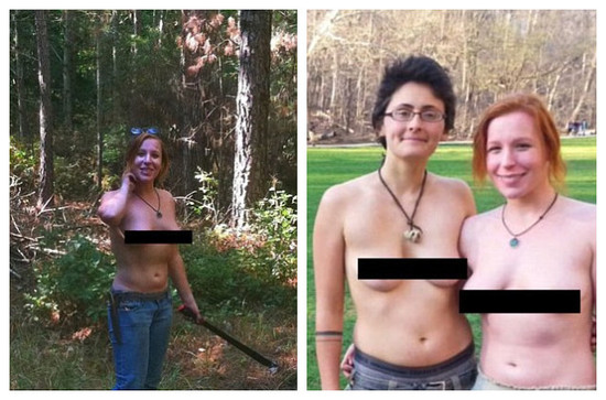 米国女子坚持裸胸3年，称赤裸上身会增强女性信心！