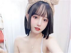 美女主播过期米线线SAMA套图-白色吊带