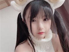 粉嫩小美女coser桜井宁宁-绵羊少女