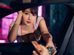 美巨乳乐乐化身极吕槟榔西施街头等你来2