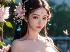 春天在AI美女芳心荡漾的怀抱里回归