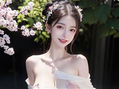桃花朵朵开春日回归之AI古装美女