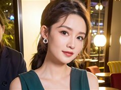长发飘飘的AI换脸美女青色风福利图
