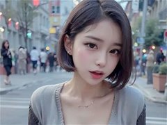 娇艳的AI韩系美女热情如火焰福利图