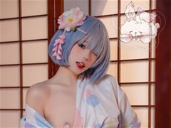咬一口兔娘黏黏团子兔 - 蕾姆夏日祭