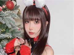 网红美女布丁大法 圣诞小小兔