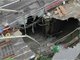成都地铁13号线一在建站点路面发生坍塌