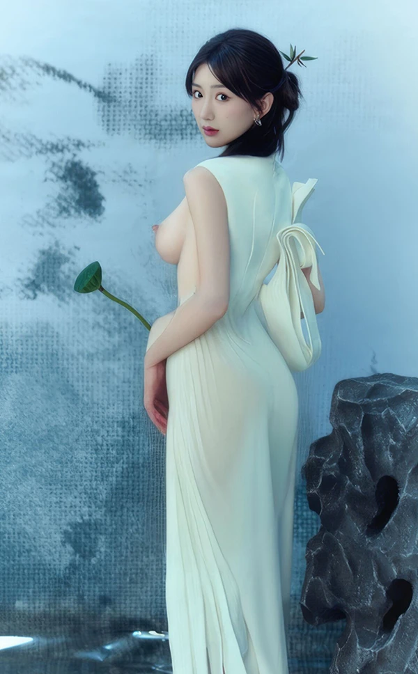 娇俏可爱的美女毛晓彤AI秀活灵活现
